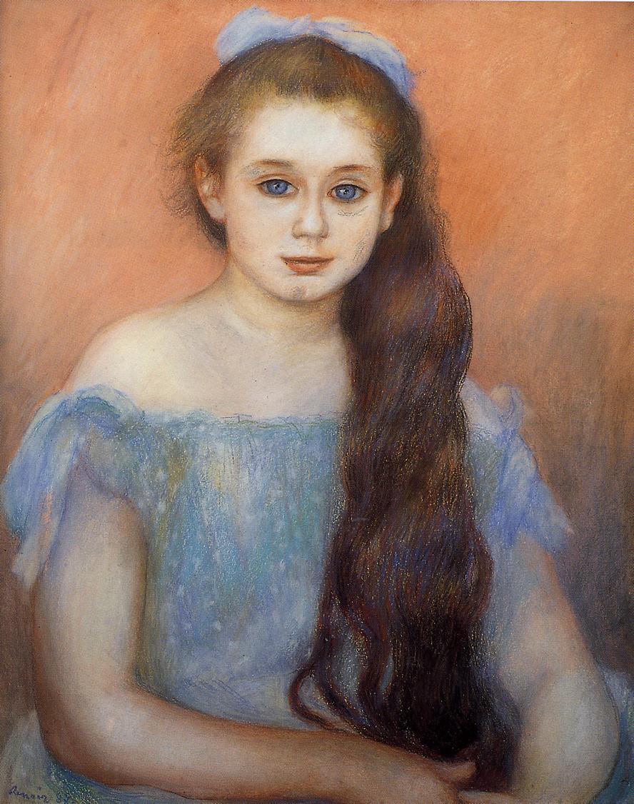 Portrait of a young girl 1887